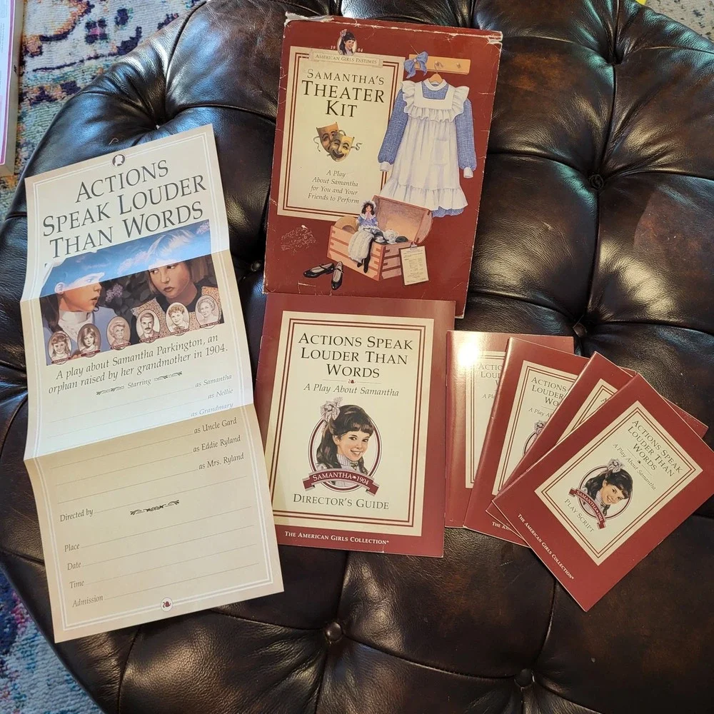 1994 Pleasant Co American Girl Pastimes Samantha's 1904 Theater Kit Complete